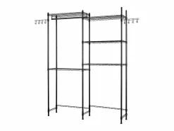Best Estantería de Almacenamiento SucceBuy, para Lavadora y Secadora, 5 Niveles, Negro