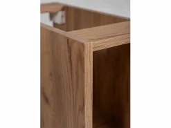 Best Estantería de baño 20 cm roble craft dorado Columna De Baño