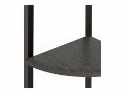Hot Clicnbuy Estantería de esquina de 5 niveles negra 45,5x31,5x180 cm Negro