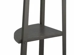 Hot Clicnbuy Estantería de esquina de 5 niveles negra 45,5x31,5x180 cm Negro