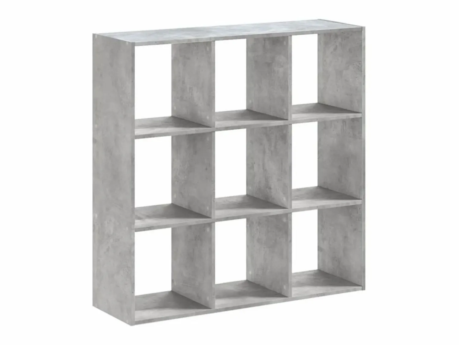 Clicnbuy Estantería de madera de ingeniería hormigón 102x32x102 cm