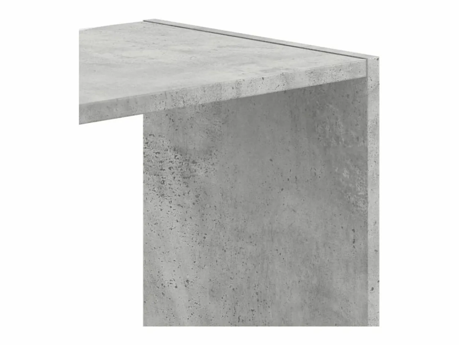 Clicnbuy Estantería de madera de ingeniería hormigón 102x32x102 cm