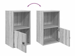 Clicnbuy Estantería de madera de ingeniería sonoma 31x24x52 cm
