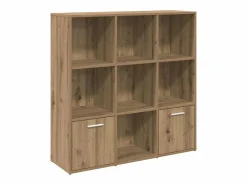 Hot Estantería de madera de ingeniería roble artisan 98x29x97,5 cm Librería