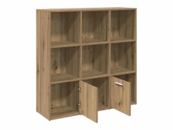 Hot Estantería de madera de ingeniería roble artisan 98x29x97,5 cm Librería