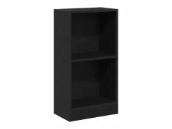 Sale Clicnbuy Estantería de madera de roble 40x24x76 cm Negro