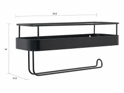 Estantería de metal con portarrollos de cocina Toon -