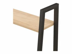 Sale Estantería de pie 5 baldas marrón claro y negro 56x35x174 cm Estantería
