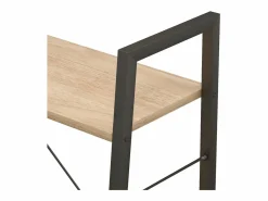 Sale Clicnbuy Estantería de pie 3 baldas marrón claro y negro 56x35x108 cm Marru00f3n
