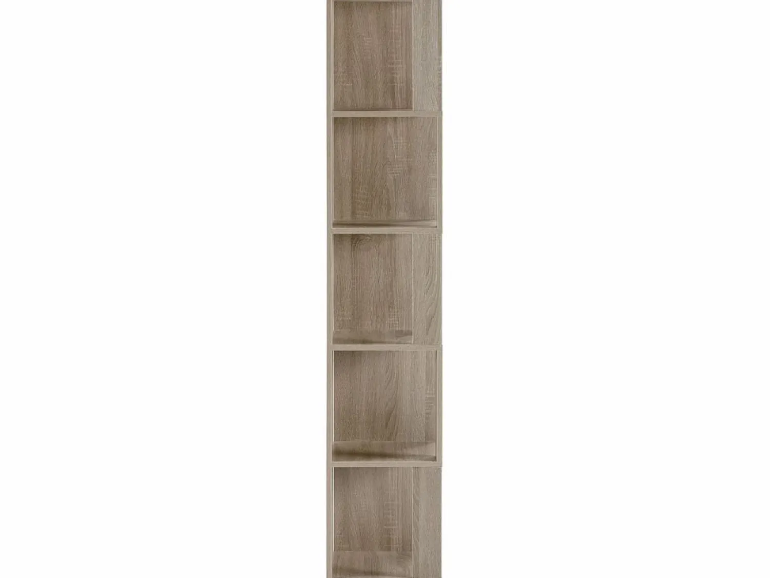 Best VS Venta-stock Estantería de rincón Fiyi 5 huecos color Roble Marru00f3n