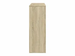 New Clicnbuy Estantería divisor de espacios roble Sonoma 100x33x94,5 cm Marru00f3n