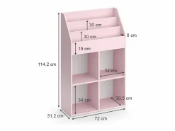 Vicco Estantería infantil 72x31.2x114.2 luigi