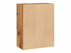 Outlet Clicnbuy Estantería madera de ingeniería color envejecido 60x30x77 cm Marru00f3n