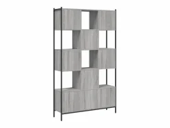 Outlet vidaxl Estantería madera de ingeniería Sonoma 102x28x172 cm Gris