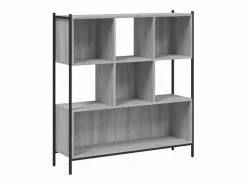Outlet vidaxl Estantería madera de ingeniería Sonoma 102x28x172 cm Gris