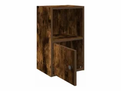 Clicnbuy Estantería madera de ingeniería roble ahumado 31x24x52 cm