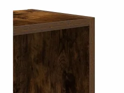 Clicnbuy Estantería madera de ingeniería roble ahumado 31x24x52 cm