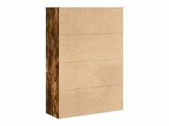 Clicnbuy Estantería madera de ingeniería roble ahumado 80x30x114 cm