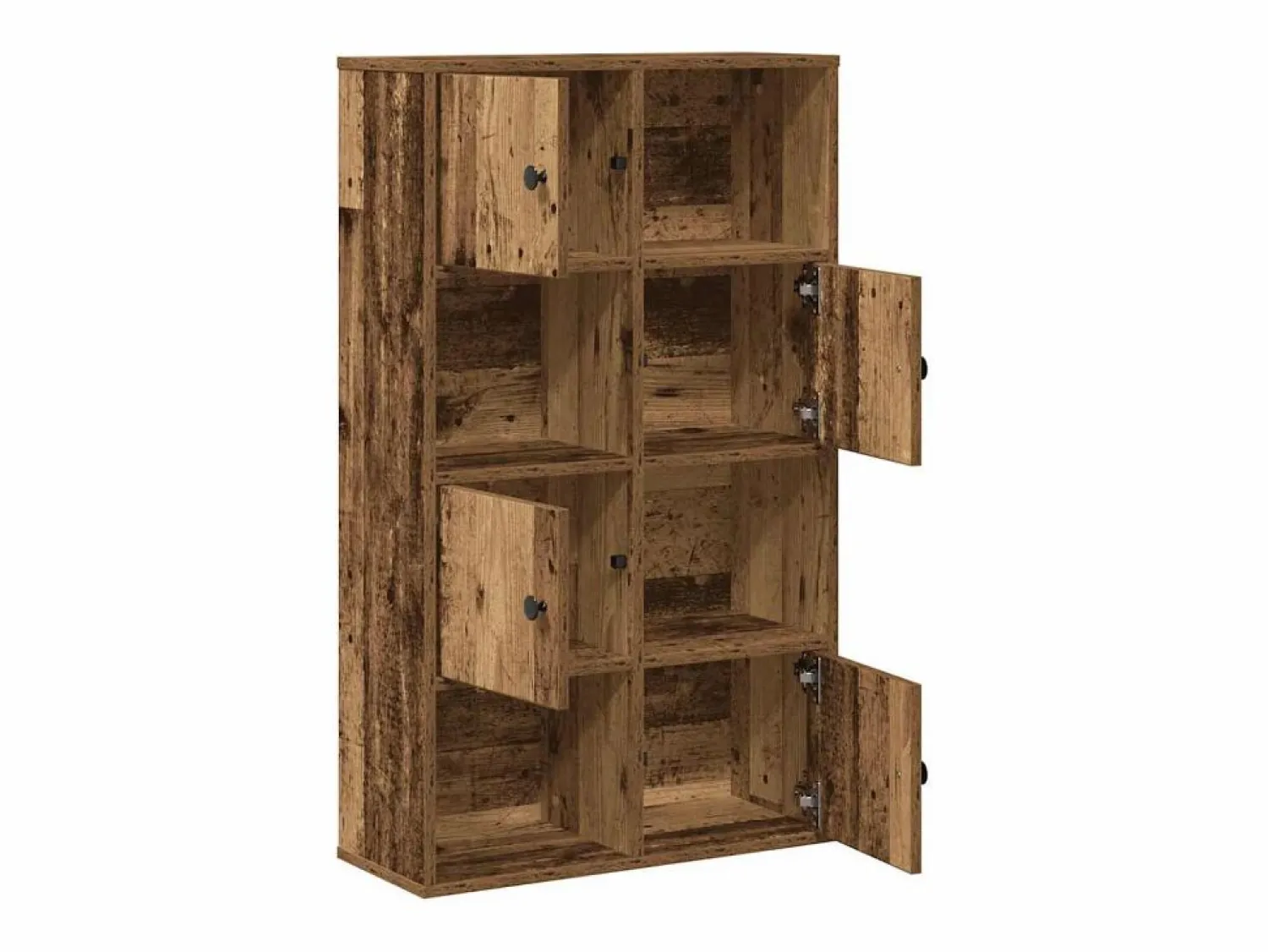 Clicnbuy Estantería madera de ingeniería color envejecido 60x24x101,5 cm
