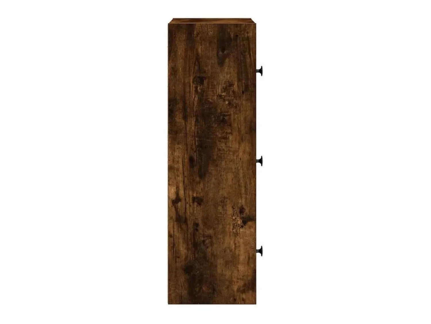 Clearance Estantería madera de ingeniería roble ahumado 40x24x77 cm Librería