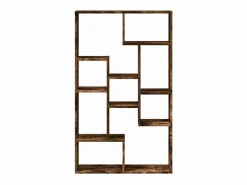 Clicnbuy Estantería madera de ingeniería roble ahumado 72x20x120 cm