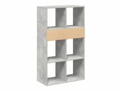 Sale Clicnbuy Estantería madera ingeniería hormigón 66x31x112 cm Gris