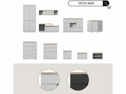Discount Estantería para carpetas /sonoma 82x50x179 betti Armario Oficina