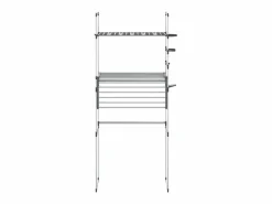 Estantería para lavadora aluminio 77x52x192 cm ES390791