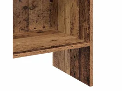 Online Clicnbuy Estantería para libros Madera vieja 40 x 35 x 180 cm Marru00f3n