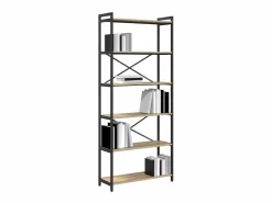 Hot Estantería Roble Sonoma 80 x 30 x 188 cm Madera contrachapada Librería