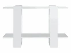 Hot vidaxl Estantería/divisor de espacios brillante 80x30x51 cm Blanco