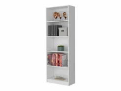 TuHome Estanteria Recta 4R Home en Melamina con 5 estantes , 180.59 cm X 62.73 cm X 29.71 cm ,