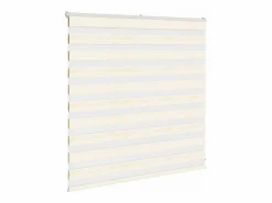 Clicnbuy Estor cebra mármol tejido ancho 140,9 cm poliéster