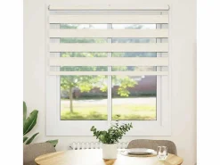 Discount Clicnbuy Estor cebra mármol tejido ancho 115,9 cm poliéster Beige