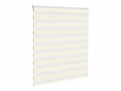 Discount Clicnbuy Estor cebra mármol tejido ancho 115,9 cm poliéster Beige