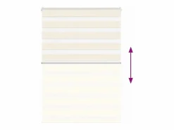 Outlet Clicnbuy Estor cebra mármol tejido ancho 95,9 cm poliéster Beige