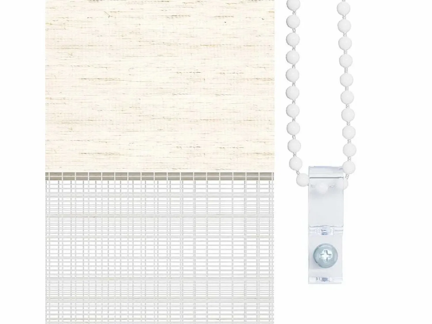 Clearance Clicnbuy Estor cebra mármol tejido ancho 45,9 cm poliéster Beige