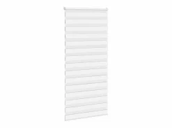New Clicnbuy Estor cebra 110x230 cm tejido ancho 105,9 cm poliéster Blanco