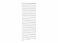New Clicnbuy Estor cebra 110x230 cm tejido ancho 105,9 cm poliéster Blanco