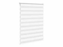 New Clicnbuy Estor cebra 95x100 cm tejido ancho 90,9 cm poliéster Blanco