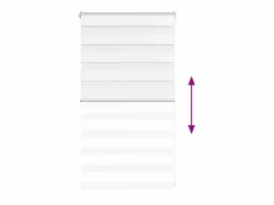 Clicnbuy Estor cebra 75x100 cm tejido ancho 70,9 cm poliéster