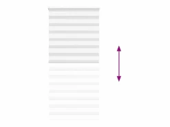 Discount Clicnbuy Estor cebra 115x230 cm tejido ancho 110,9 cm poliéster Blanco