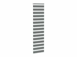 New Clicnbuy Estor cebra oscuro 60x230cm tejido ancho 55,9 cm poliéster Gris