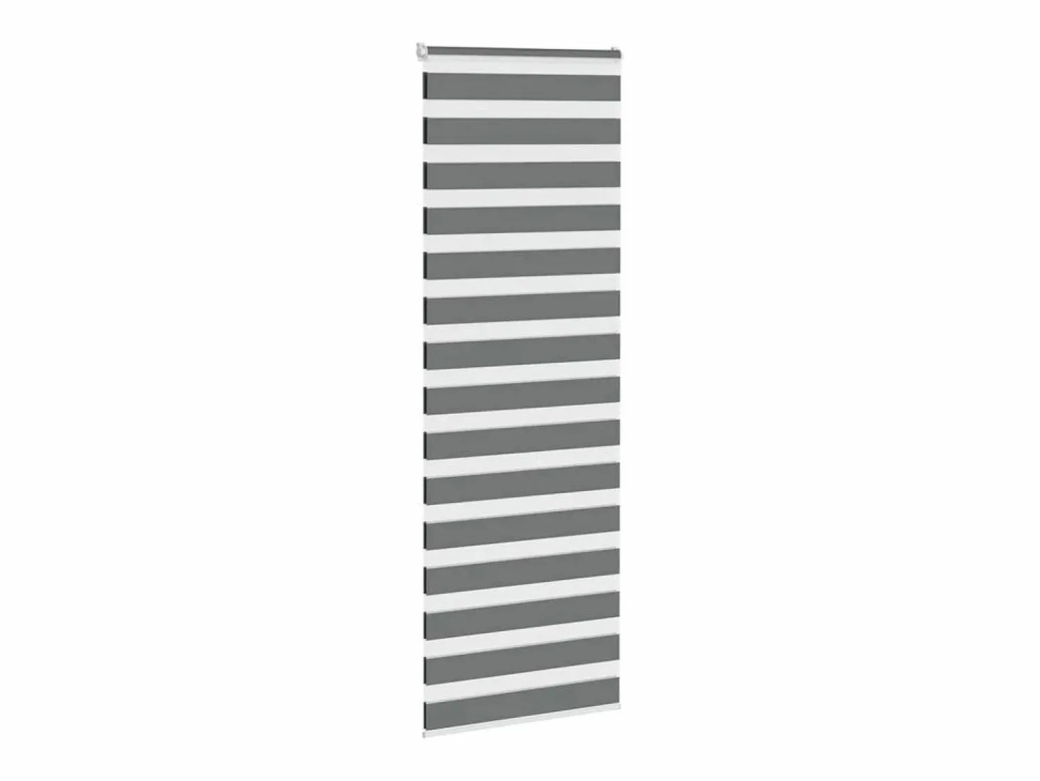Clicnbuy Estor cebra oscuro 90x230cm tejido ancho 85,9 cm poliéster