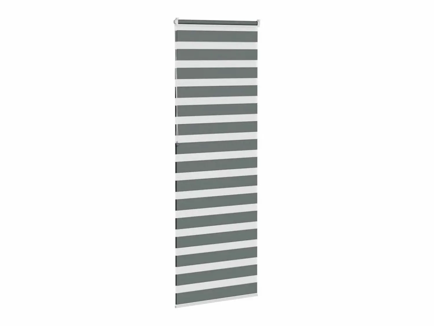 Clicnbuy Estor cebra oscuro 90x230cm tejido ancho 85,9 cm poliéster
