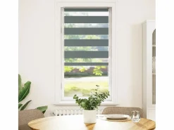 Clearance Estor cebra oscuro 55x150cm tejido ancho 50,9 cm poliéster Persianas De Interior