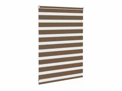 Clicnbuy Estor cebra marrón 105x100 cm tejido ancho 100,9 cm poliéster