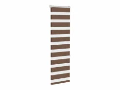 Clicnbuy Estor cebra marrón 40x150 cm tejido ancho 35,9 cm poliéster