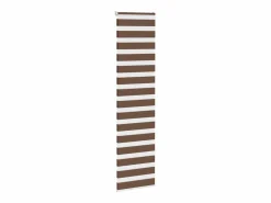 Clicnbuy Estor cebra marrón 55x200 cm tejido ancho 50,9 cm poliéster