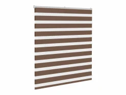 Online Clicnbuy Estor cebra marrón 125x100 cm tejido ancho 120,9 cm poliéster Marru00f3n